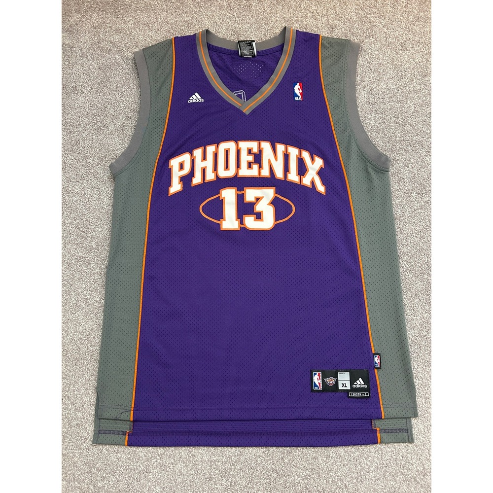 Adidas Steve Nash Phoenix Suns Jersey Mens XL Purple Excellent NBA 13 7993A 08